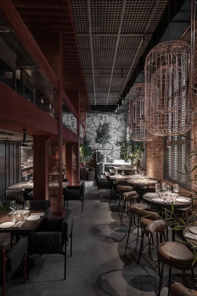 西城创意餐馆设计风格,新型餐馆造型设计