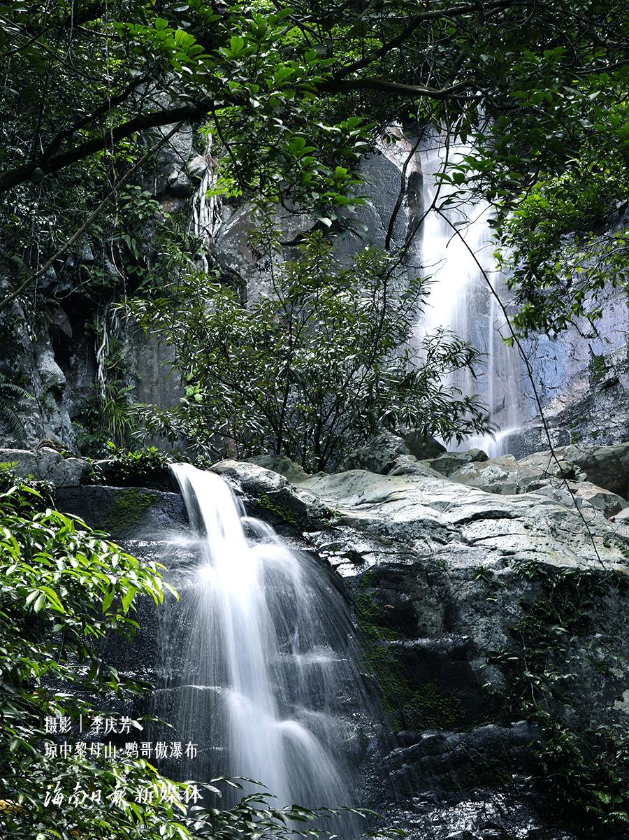 海南有哪些瀑布景区,海南白沙罗帅村瀑布