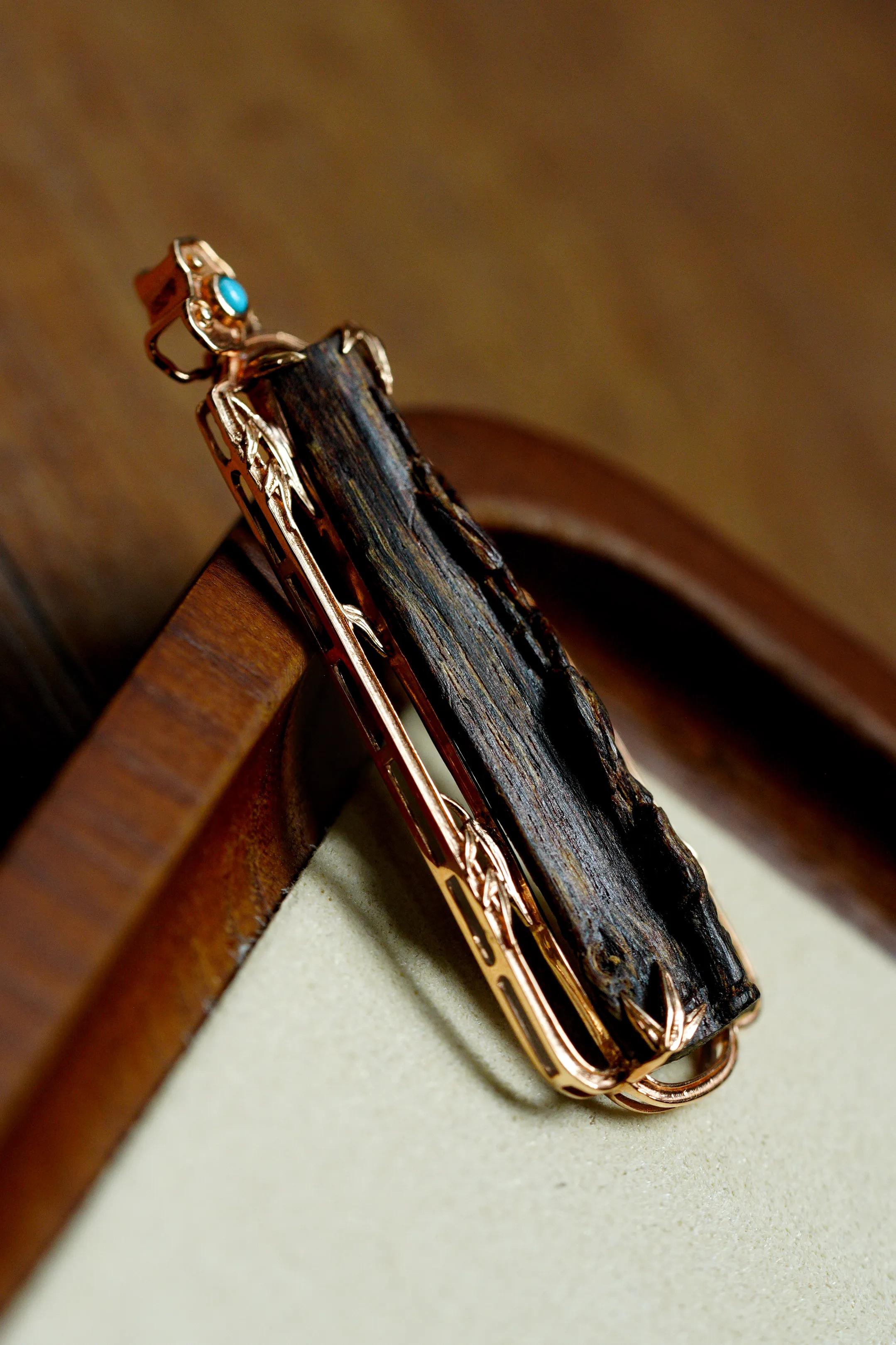 越南芽庄奇楠心经沉水沉香吊坠,竹报平安节节高木吊坠