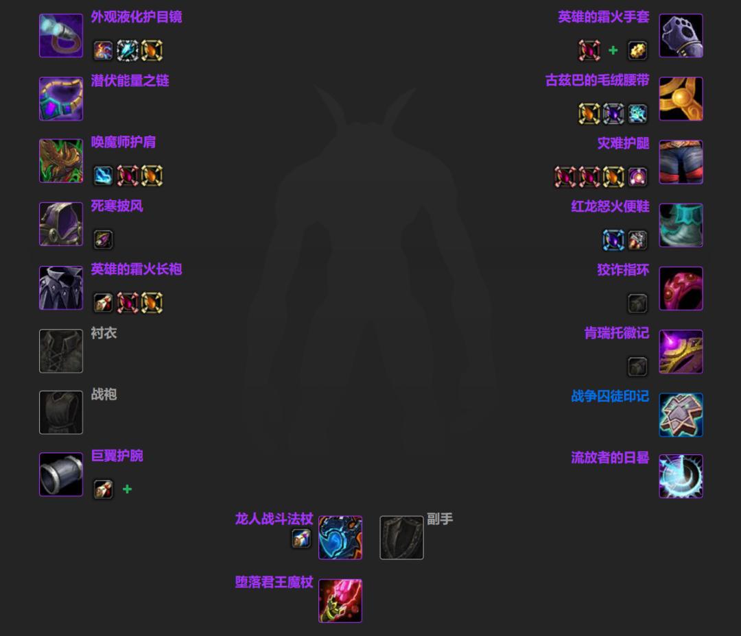 魔兽世界怀旧服WLK全职业天赋,魔兽世界wlkp4阶段法师bis装备