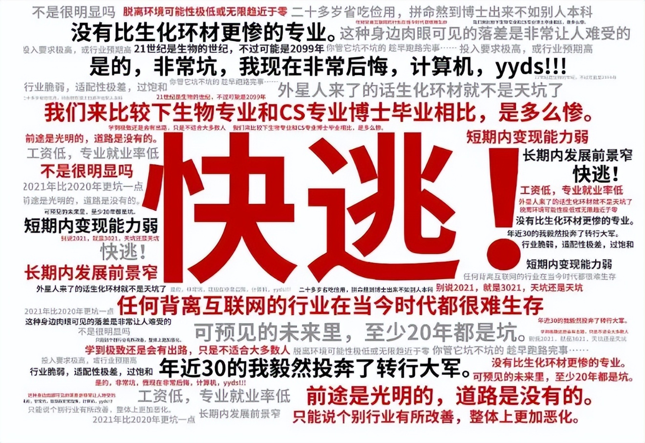 专业填报需谨慎,专业要慎选