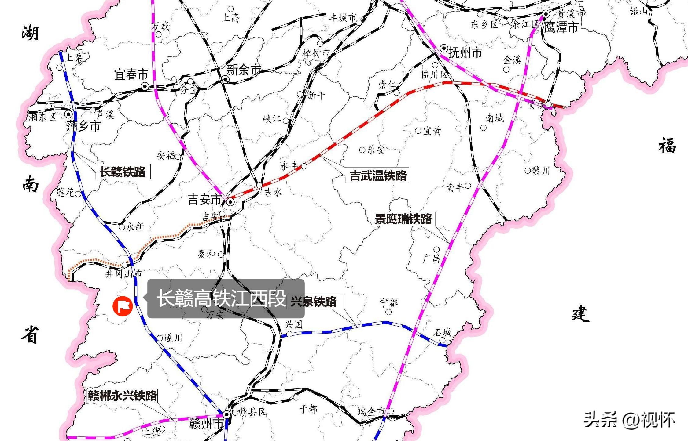 江西三条铁路,江西三条铁路年内开通