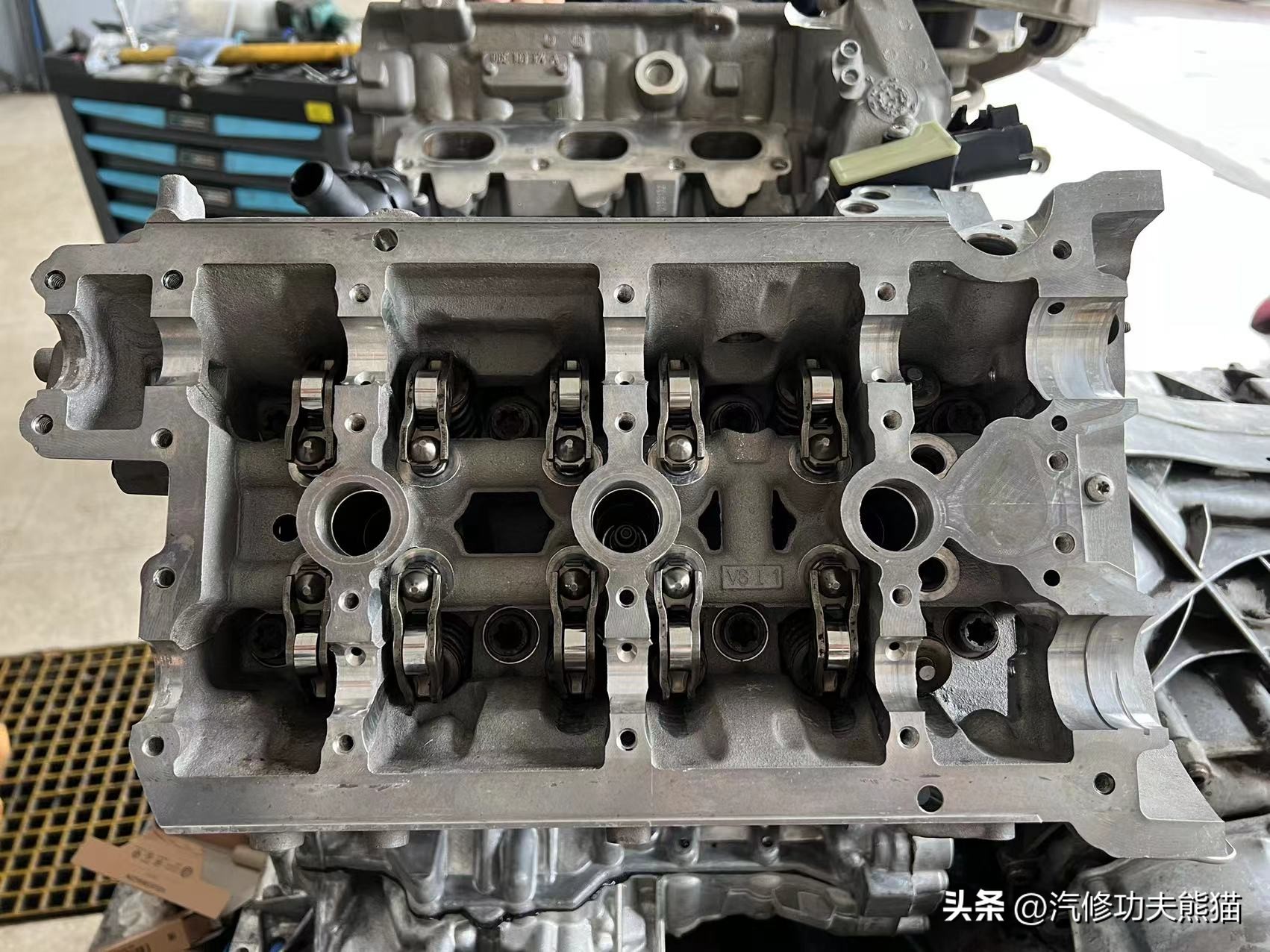 翻新60年前的奥迪,老车翻新奥迪a6发动机