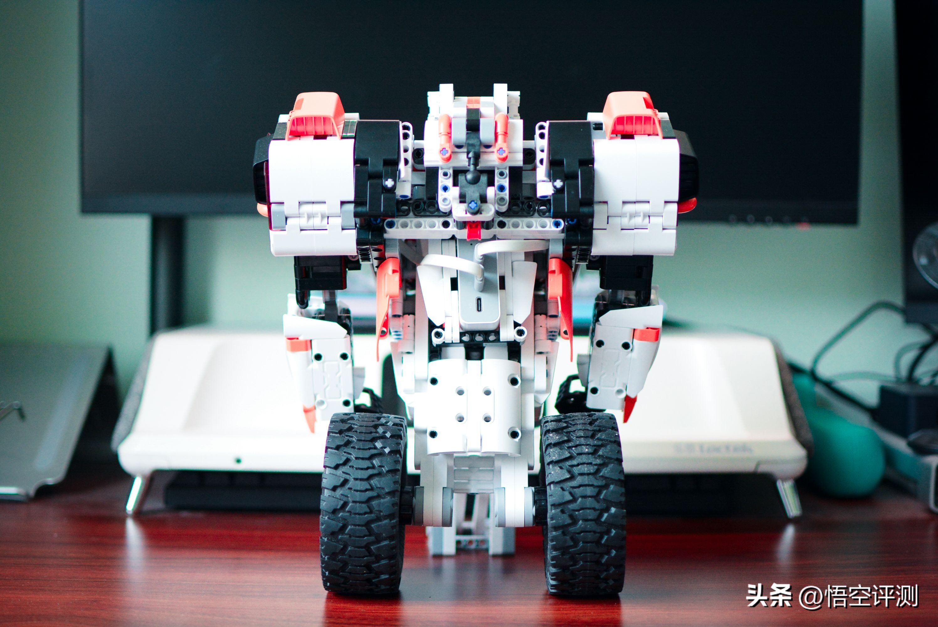 积木可编程机器人,ONEBOT积木平衡机器人2代