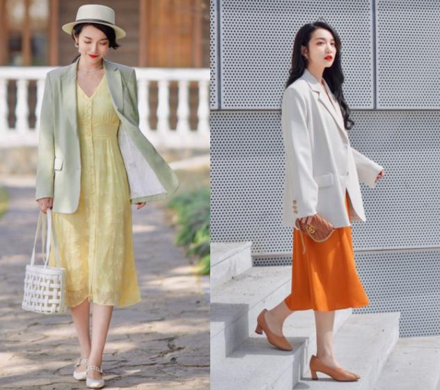 2022春季最流行的西装穿搭,多款小西装穿搭总有一款适合你的