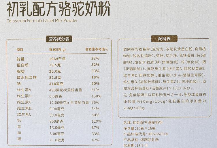 选择骆驼奶粉方法,骆驼奶粉纯的好还是配方的好