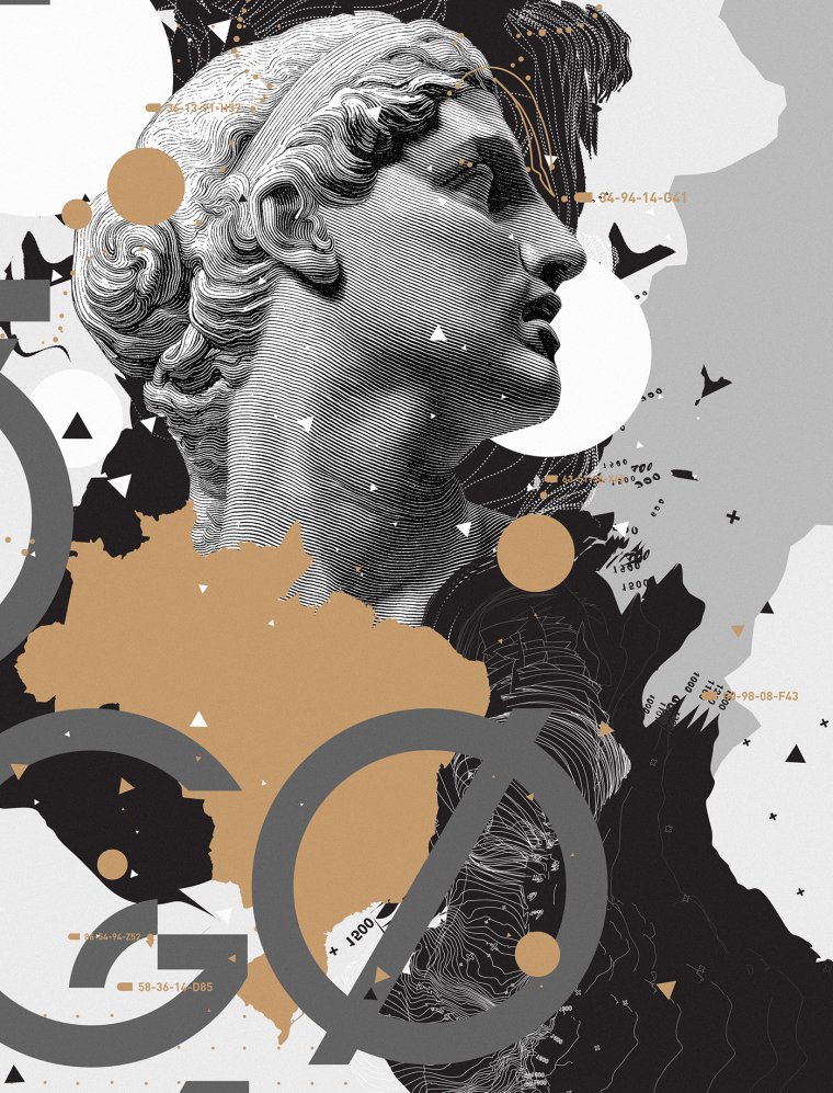 现代别墅平面布置图,现代房屋平面效果图