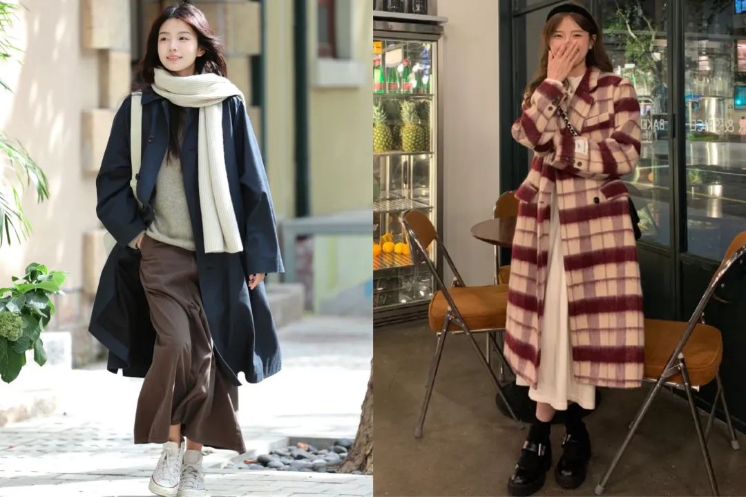 冬季露腿穿搭才真时髦,遮腿型的冬季穿搭