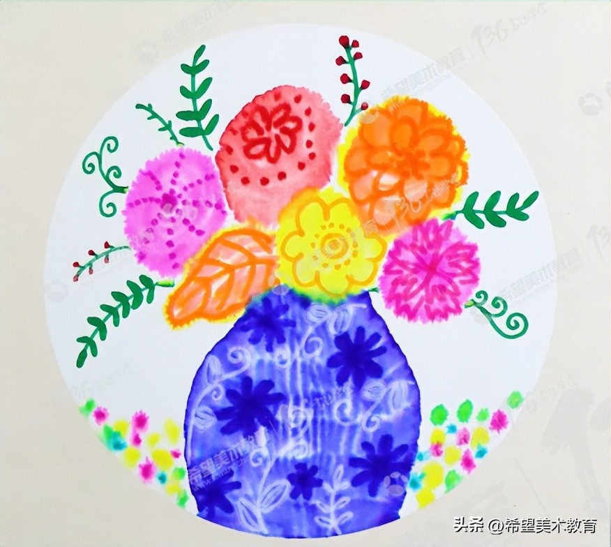 7-10岁画春天画简单又漂亮,简单又好看的一年级春天画