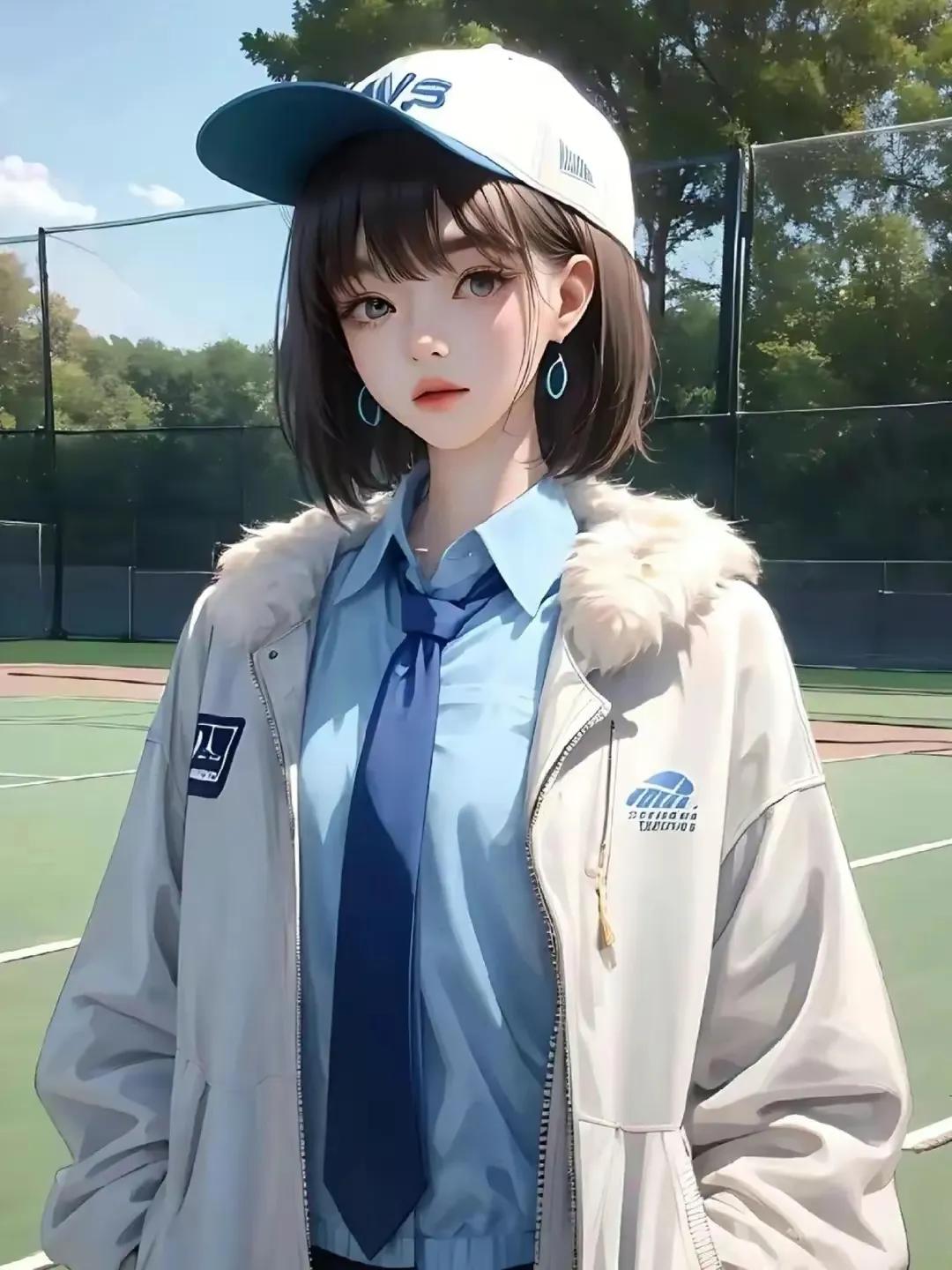 女生卡通头像简约气质短发,短发女人专用微信头像卡通