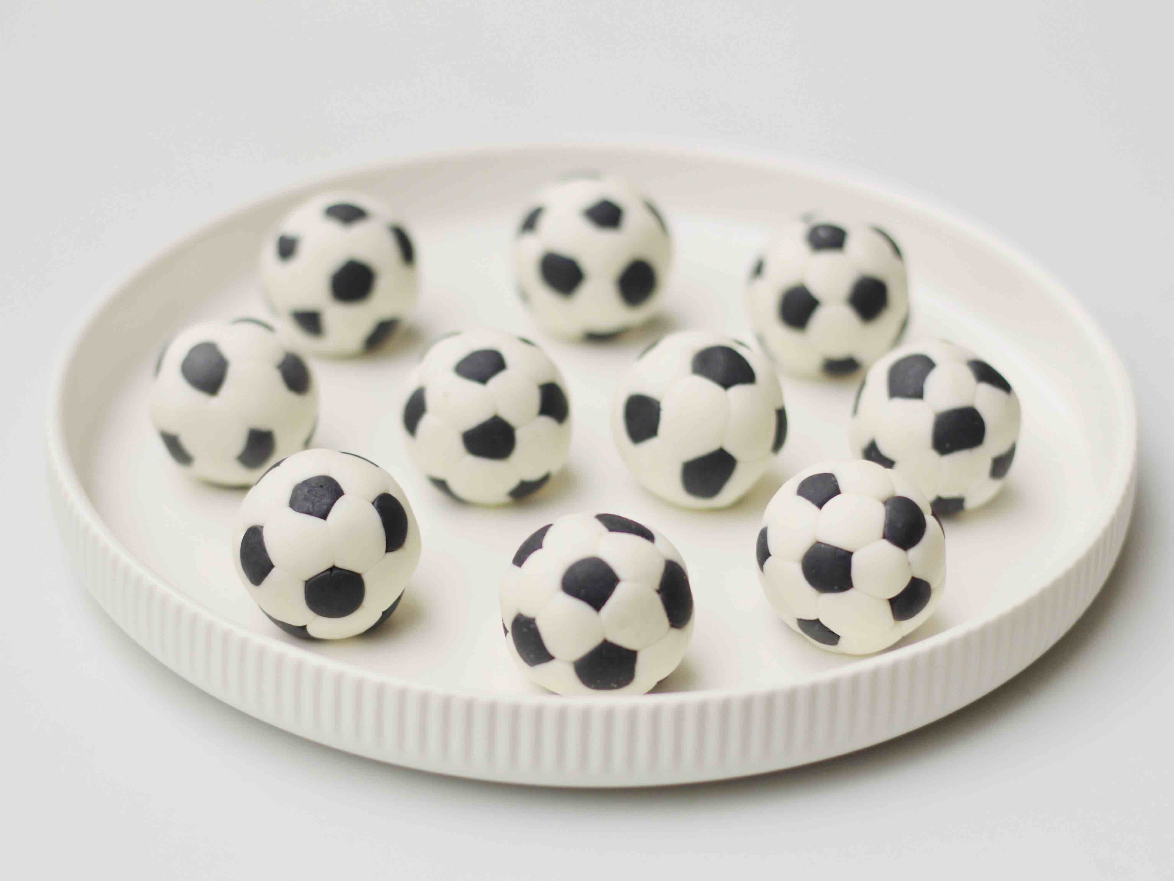 足球世界杯创意甜品,足球汤圆做法