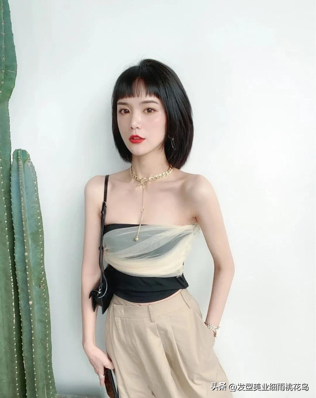 眉上刘海怎么剪,凌乱的眉上刘海