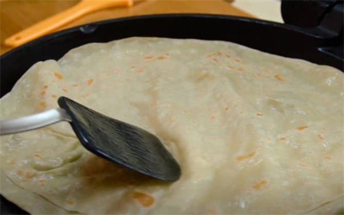 单饼最快的做法商业版,单饼的做法酥脆柔软