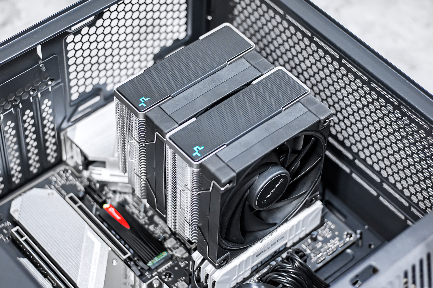 九州风神AK620数显版风冷散热器,九州风神玄冰620cpu散热器