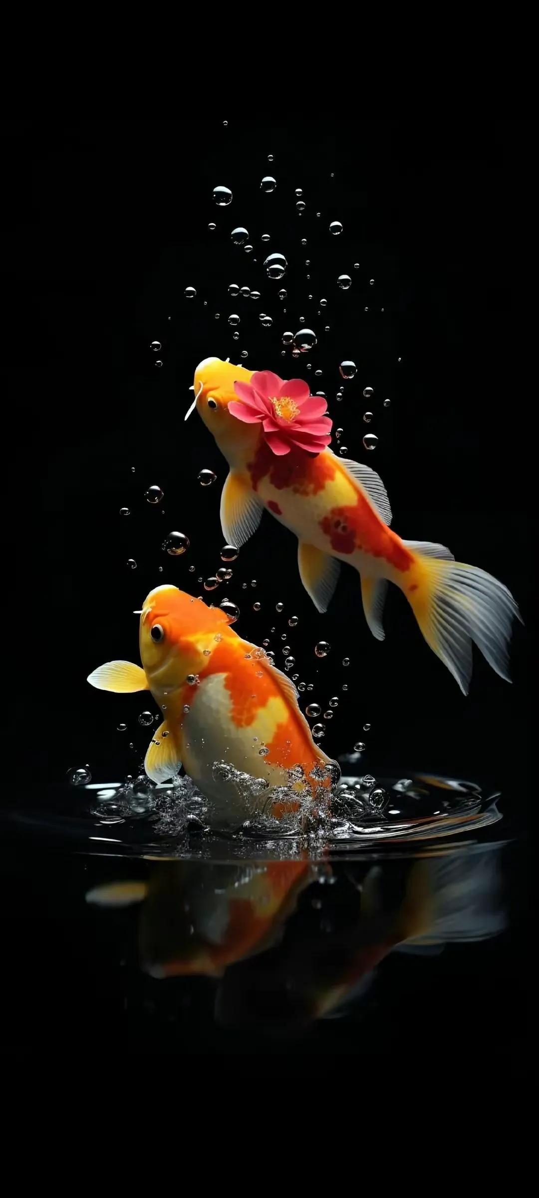 多姿多彩锦鲤图片,锦鲤鱼的照片大全大图可爱