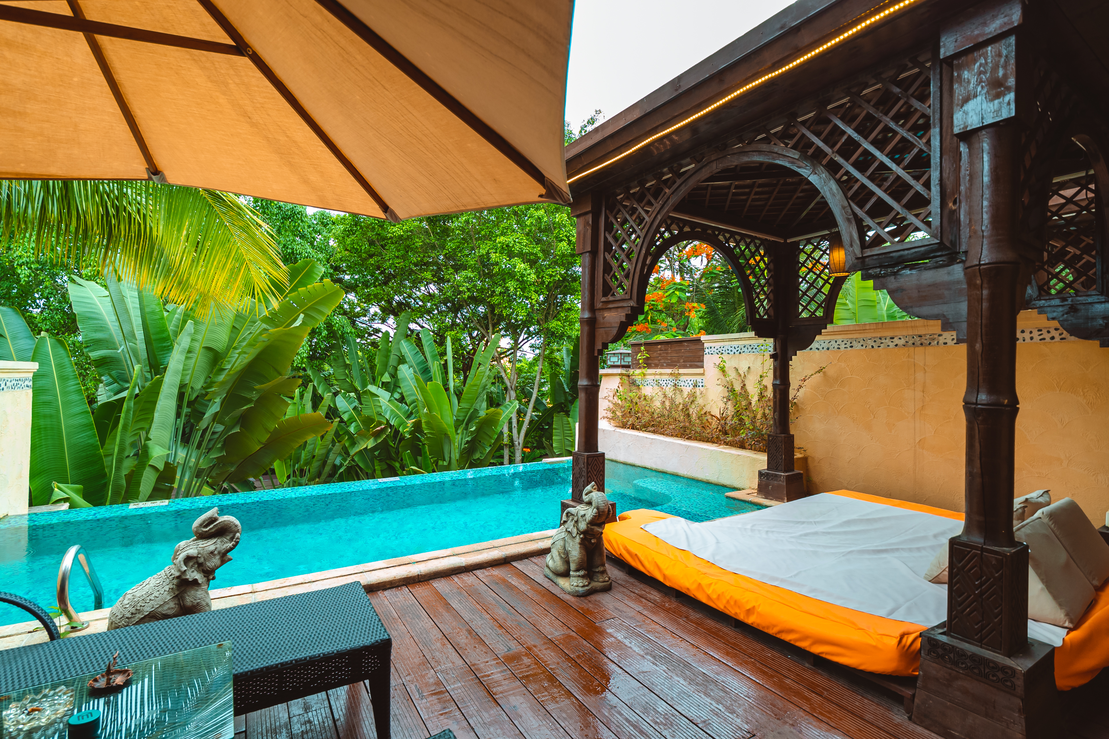 西双版纳稷泽万达文华酒店三卧,西双版纳万达文华度假酒店复式