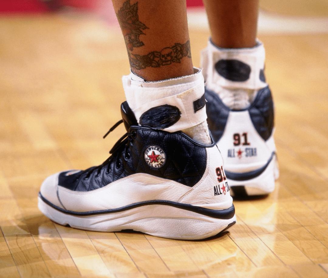 丹尼斯罗德曼经典版数据,罗德曼太阳花球鞋全系列