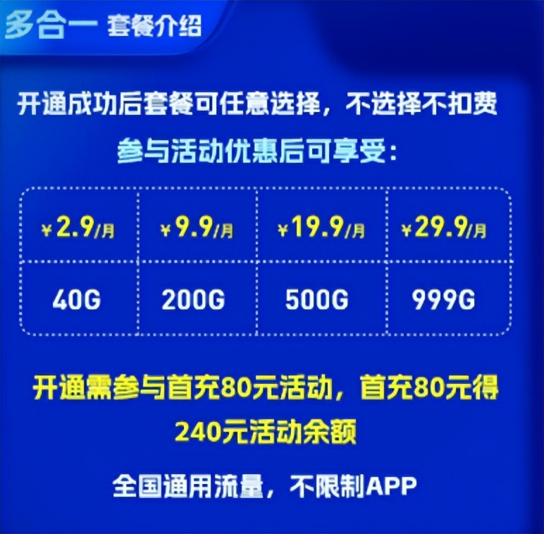 「跳坑说明书」：每月999个G的流量，我就问你要不要