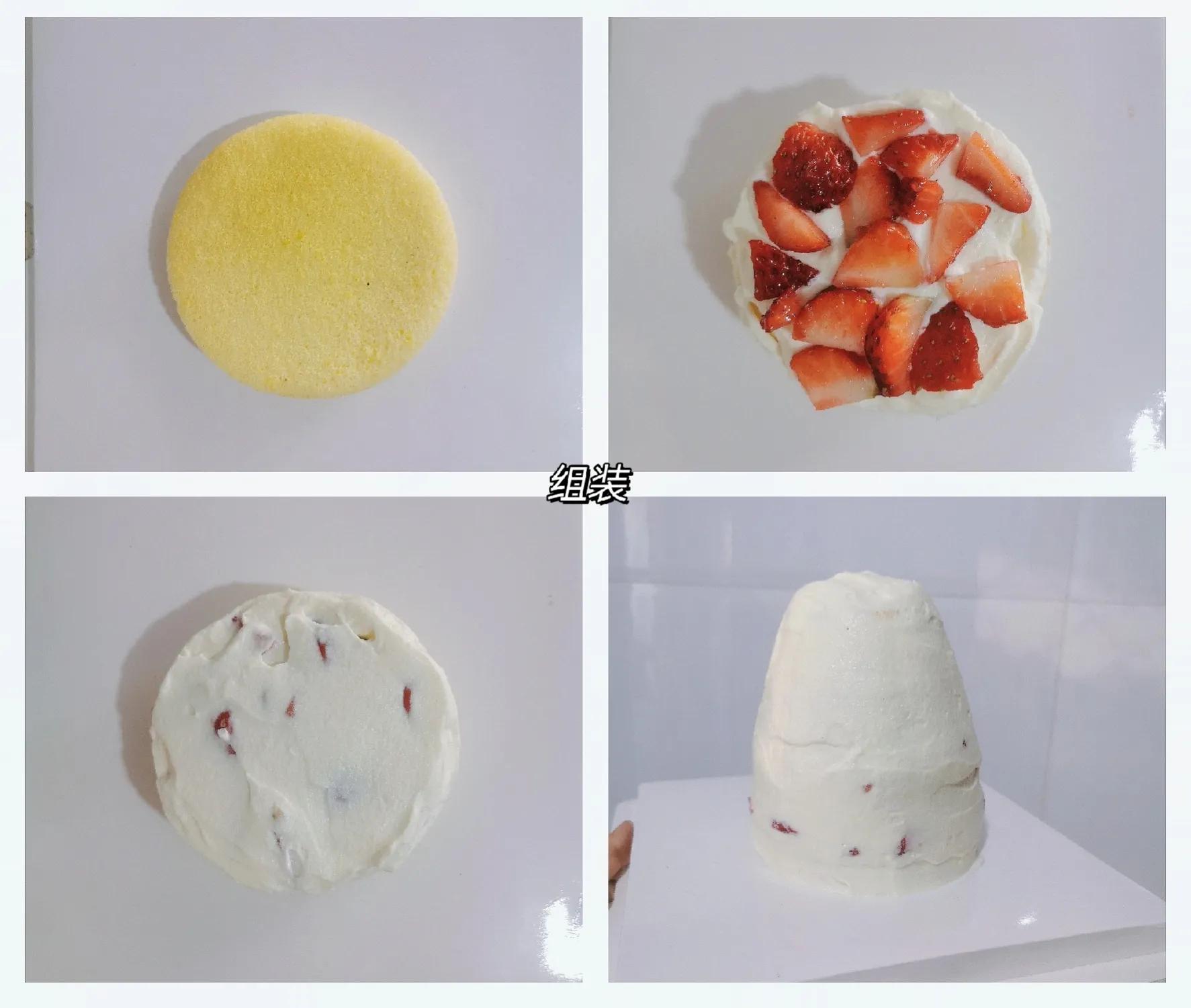 草莓蛋糕圣诞树,圣诞节草莓圣诞树蛋糕