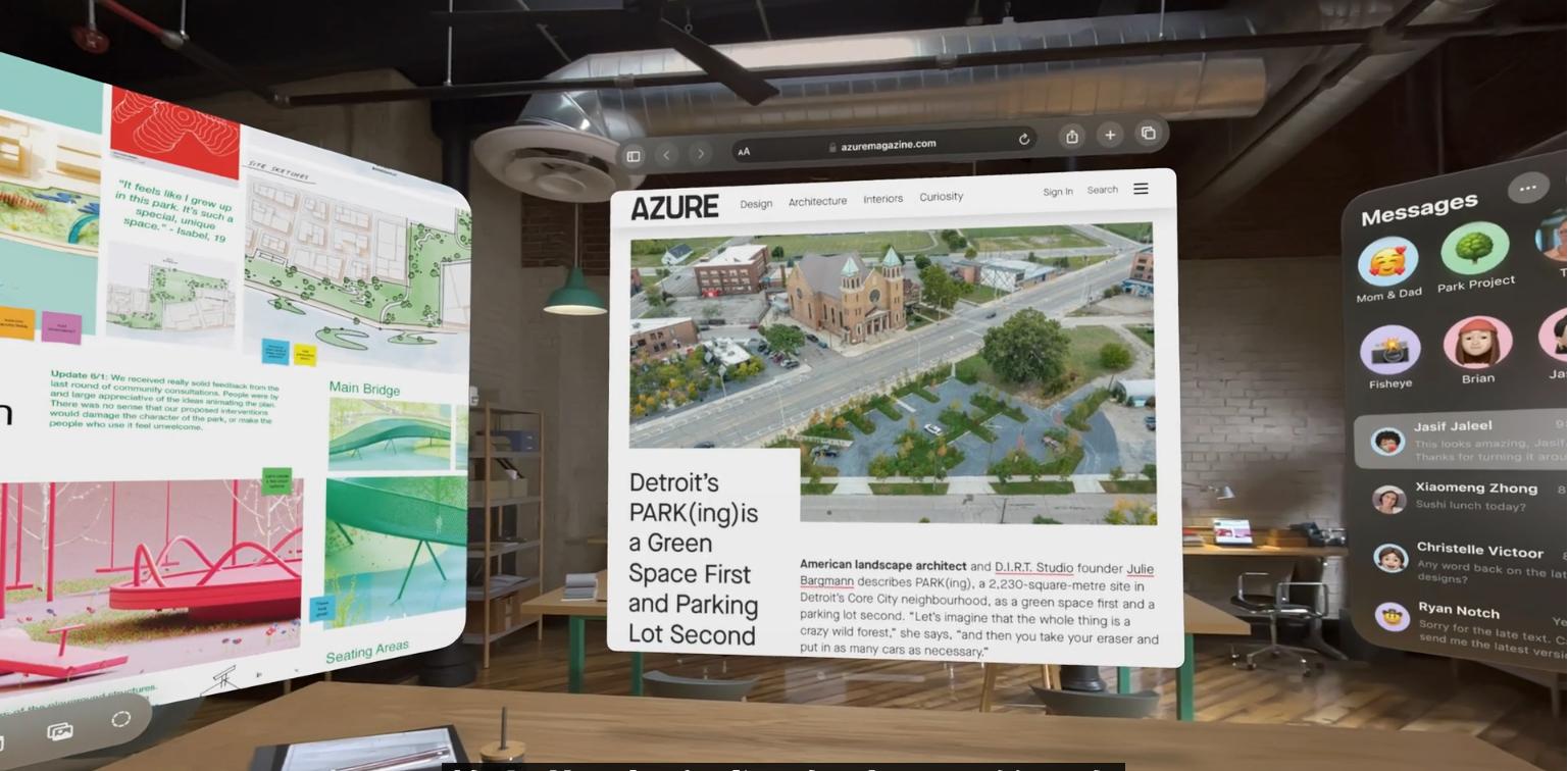 苹果新品visionpro展示,苹果wwdc23发布会macos