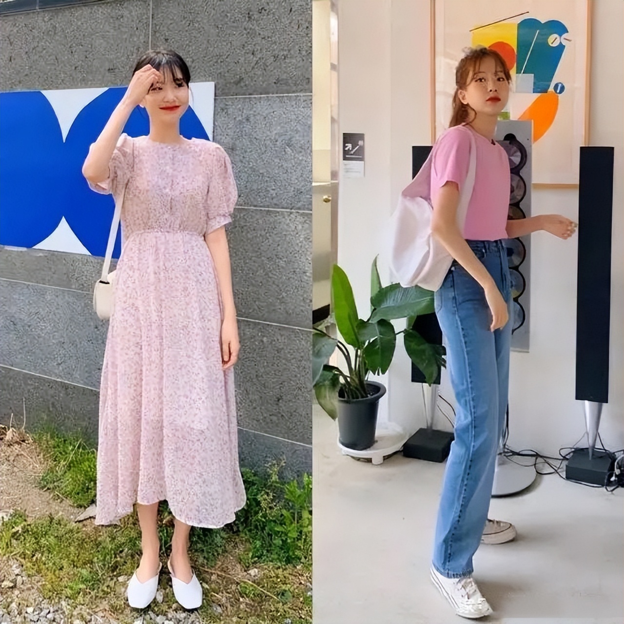 27套夏日色彩穿搭总有一款适合你,夏天不同颜色韩系穿搭大合集