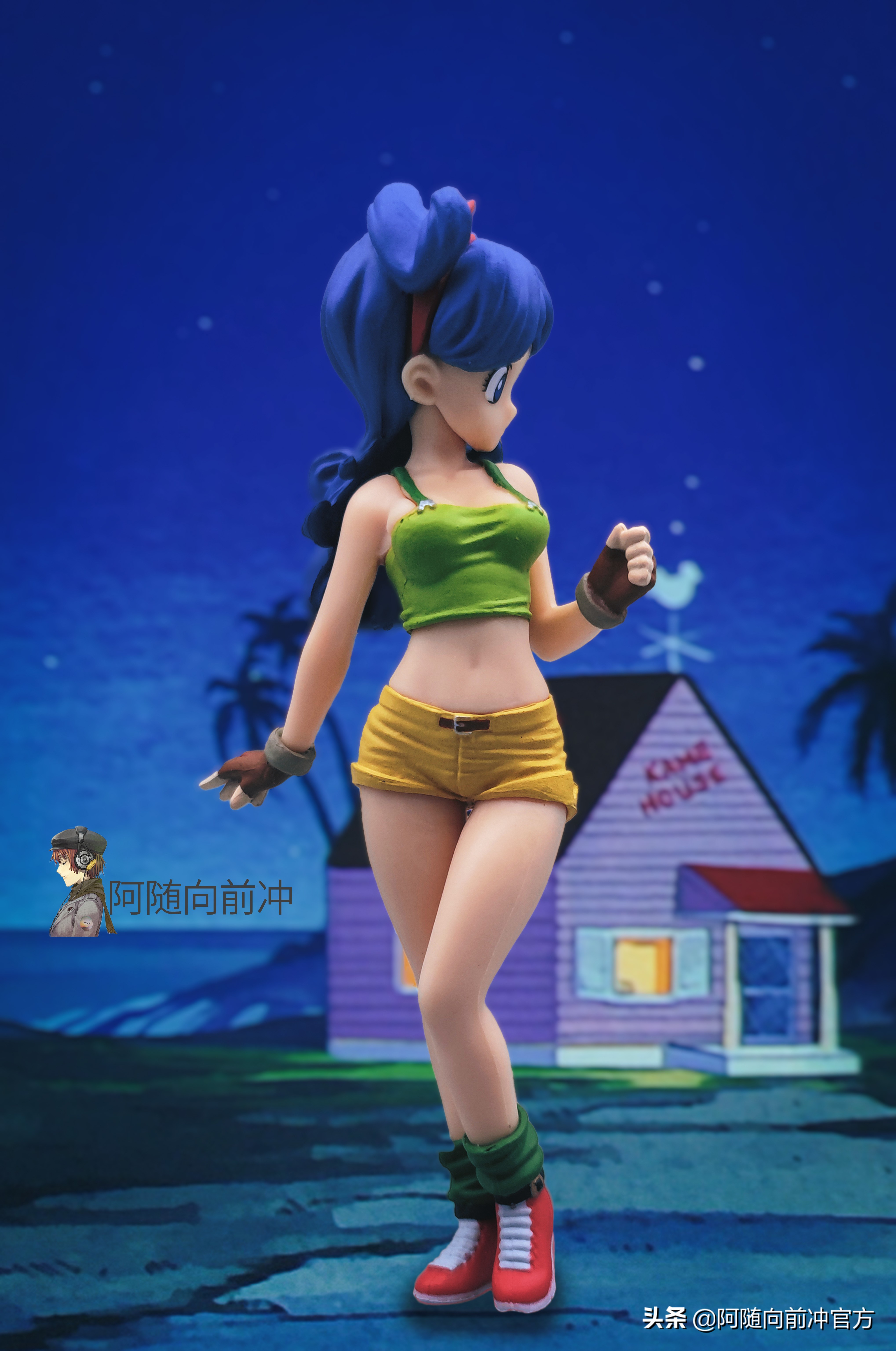 龙珠手办兰琪闪耀图,七龙珠金发版兰琪手办开箱