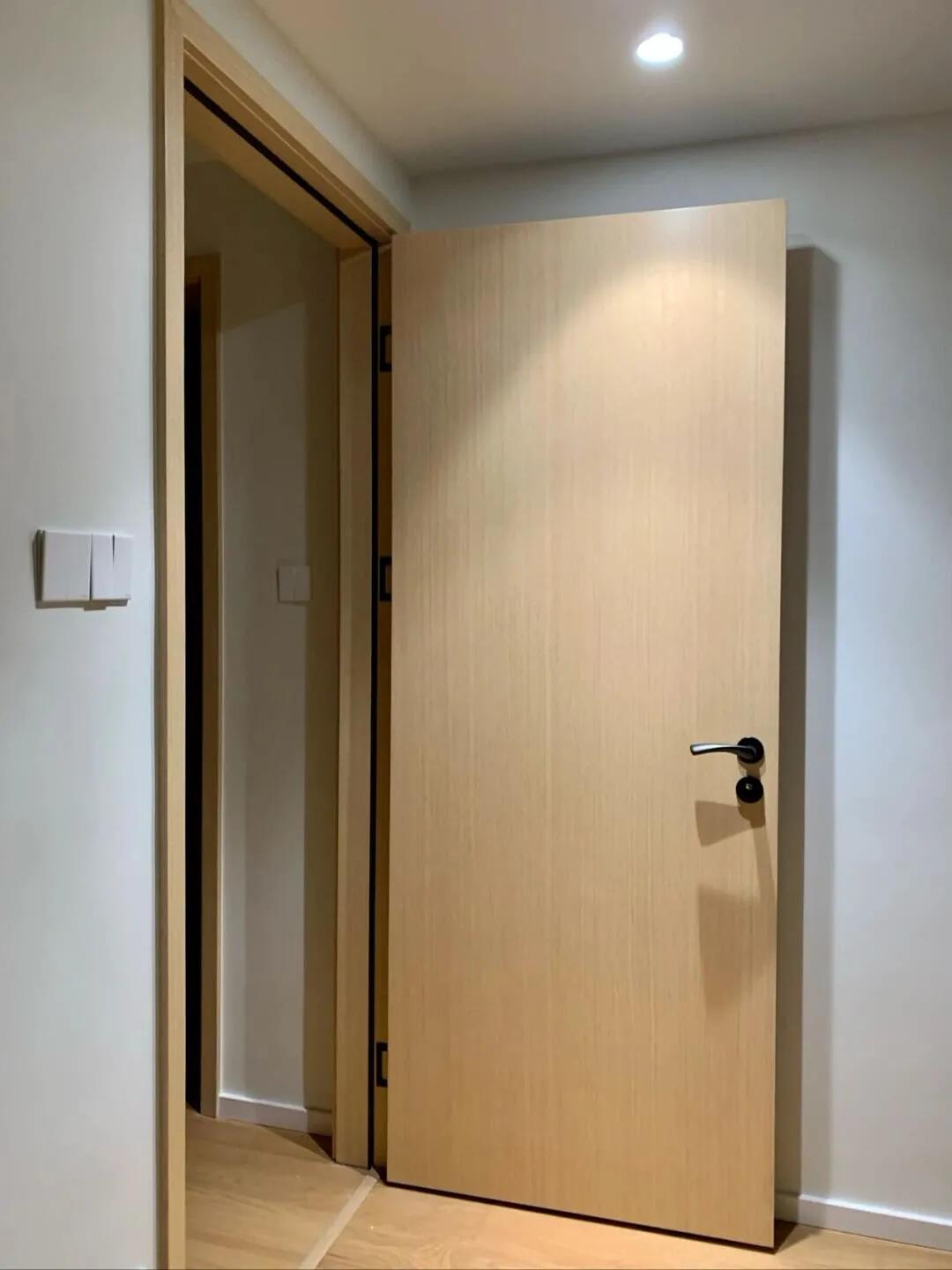 白墙搭配什么颜色木门,房间木门颜色搭配效果图