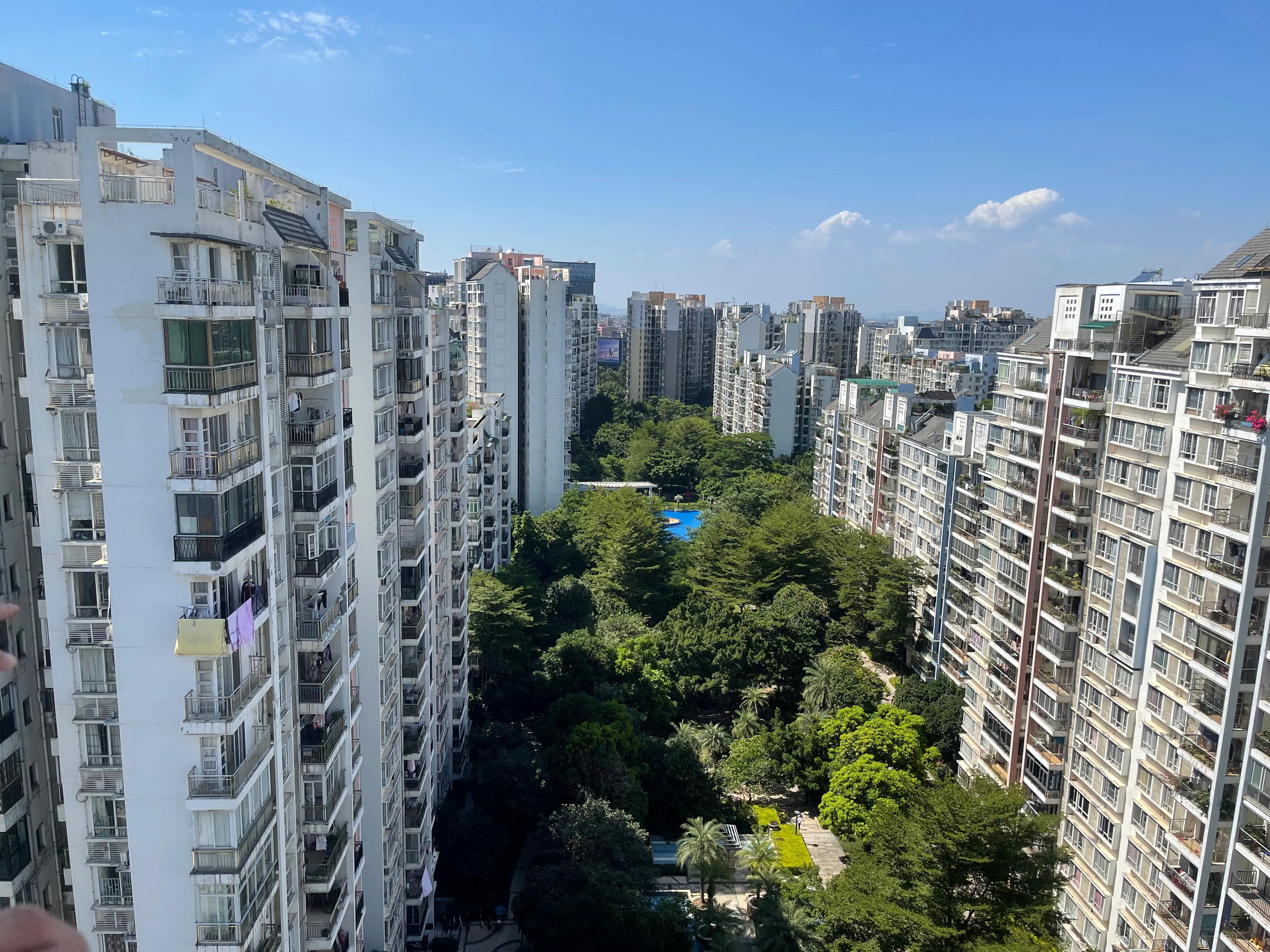 广州白云嘉禾望岗全景图,广州嘉禾望岗中轴绿地