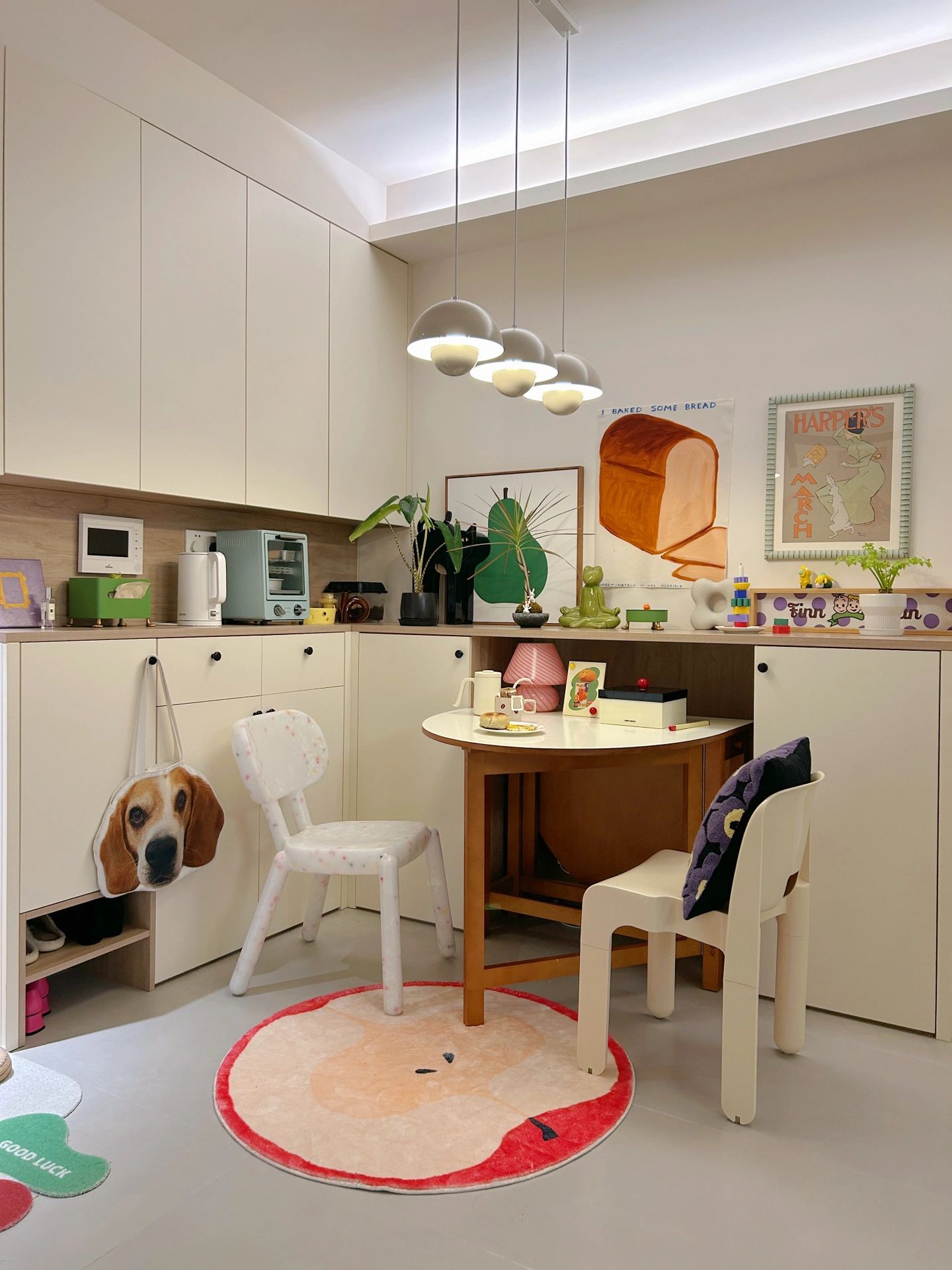 湖北女主的“多巴胺装修”火了，全屋布置得清爽又高级，超羡慕