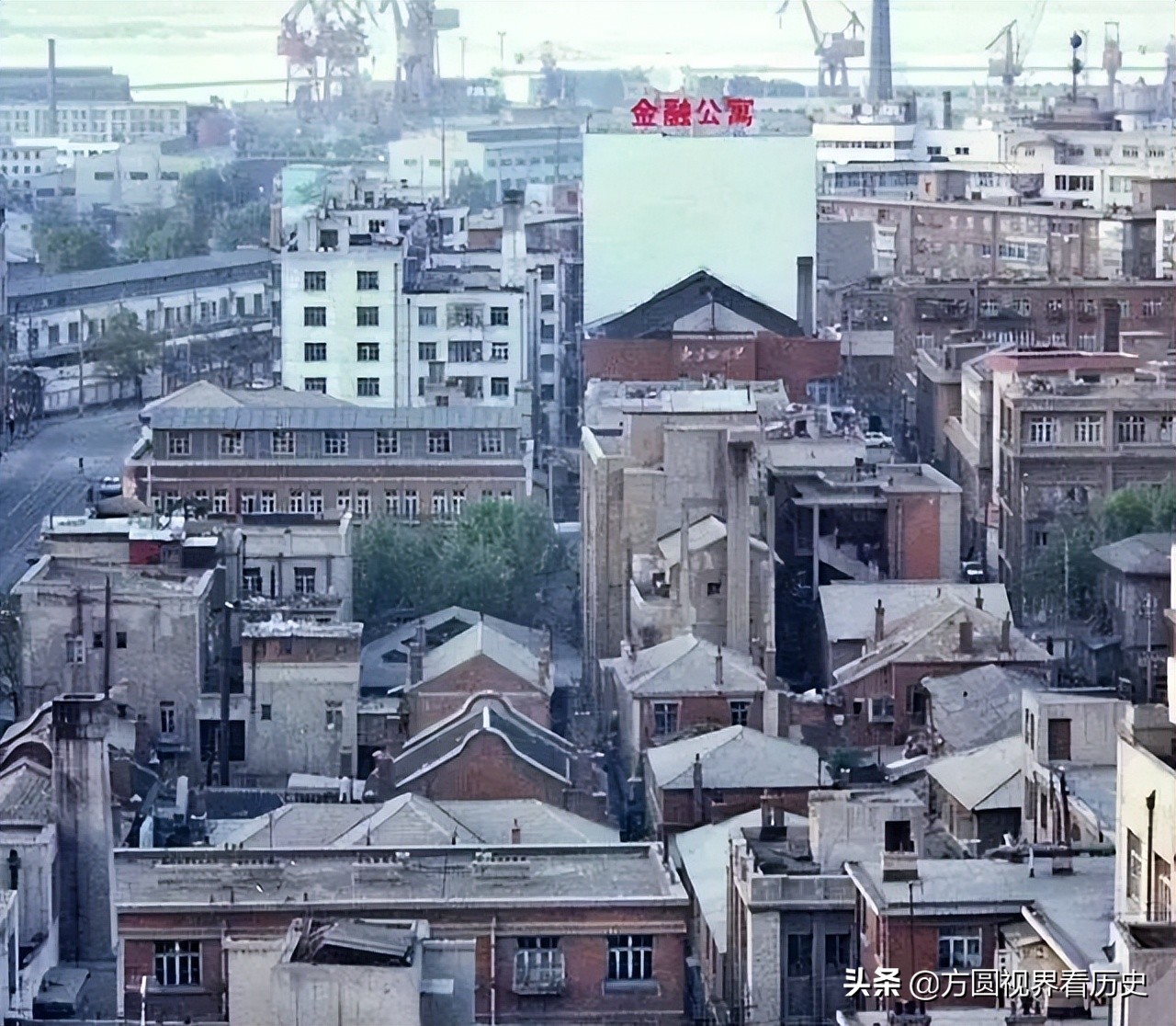 解放前大连街老照片,历史上大连老照片