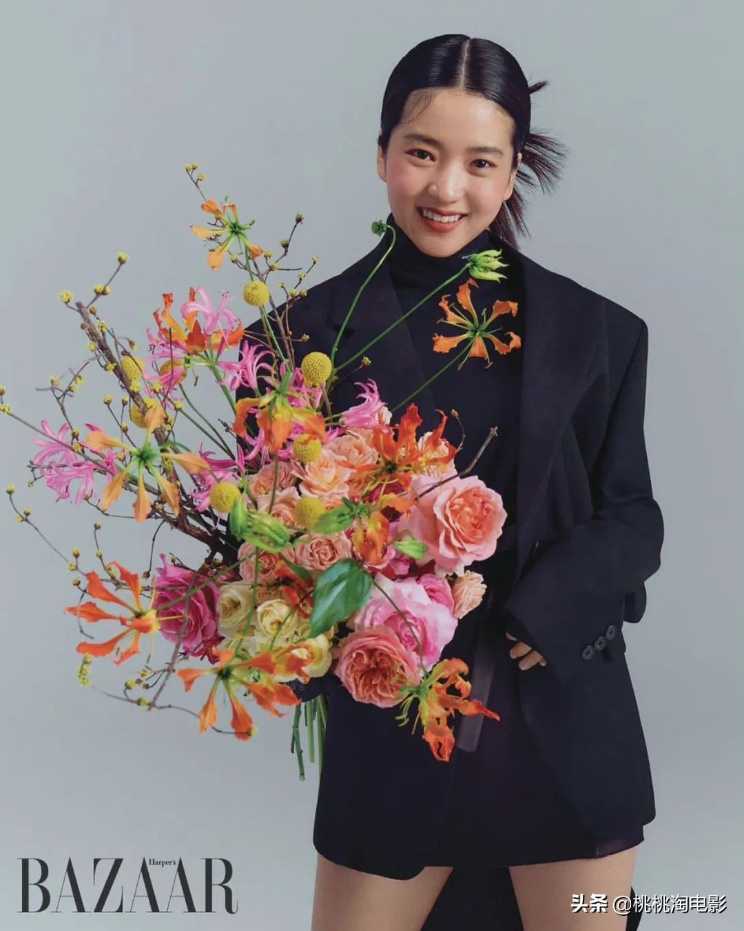 金泰梨短发惊艳瞬间,金泰梨春日写真