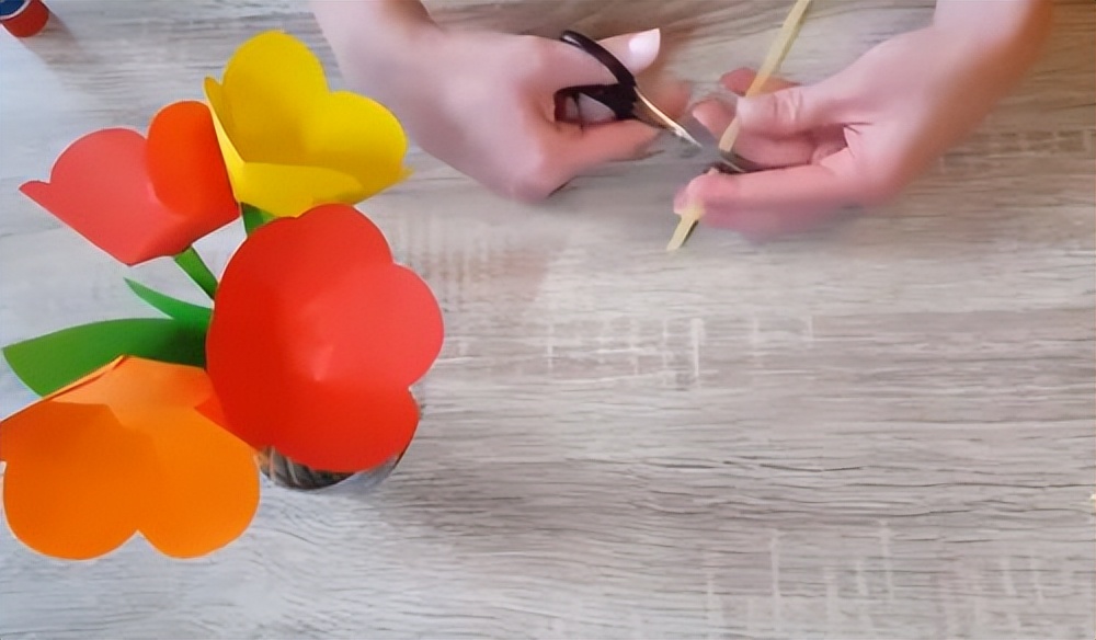 手工制作花朵立体花朵,大班手工花朵手工图片