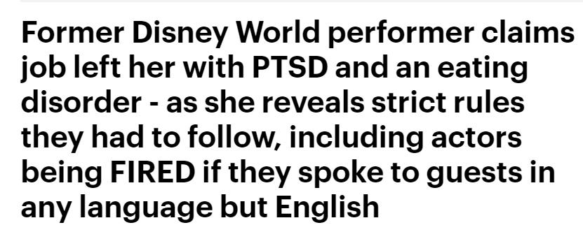 迪士尼员工生存现状,上海迪士尼员工超负荷工作