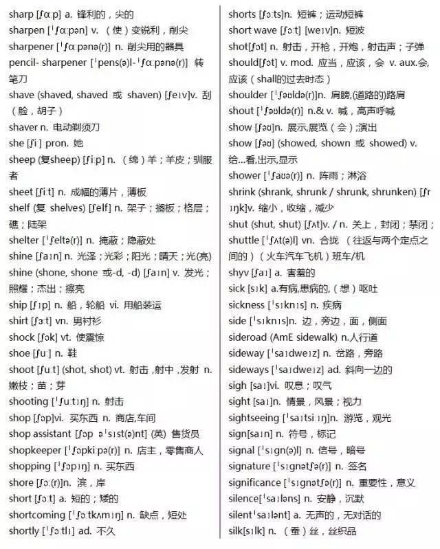 初中英语单词必背3500词汇书推荐,40篇短文搞定高考英语3500单词