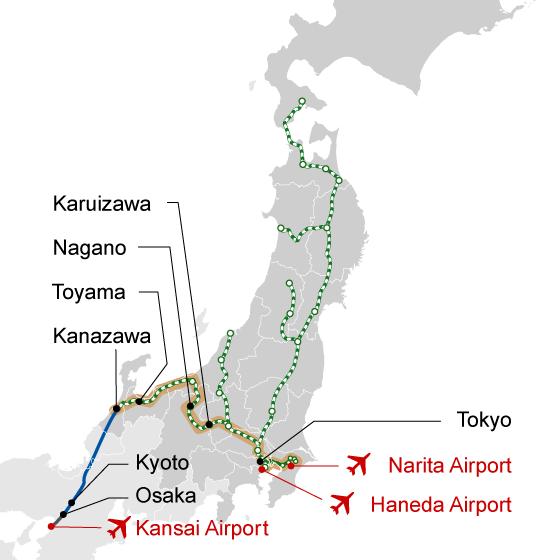 日本jrpass7日周游券,东日本新干线