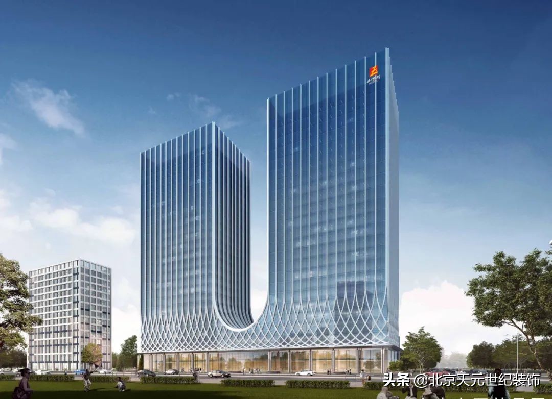 秦淮专业办公空间装饰设计案例,五华区写字楼装修设计案例