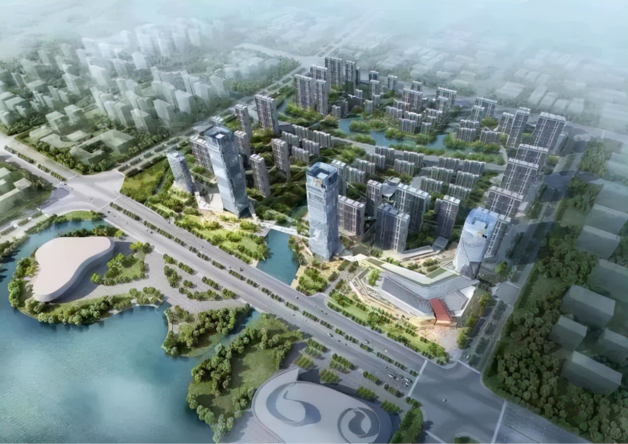 阜阳地标建筑240米双子塔,阜阳华润中心双子塔啥时完工