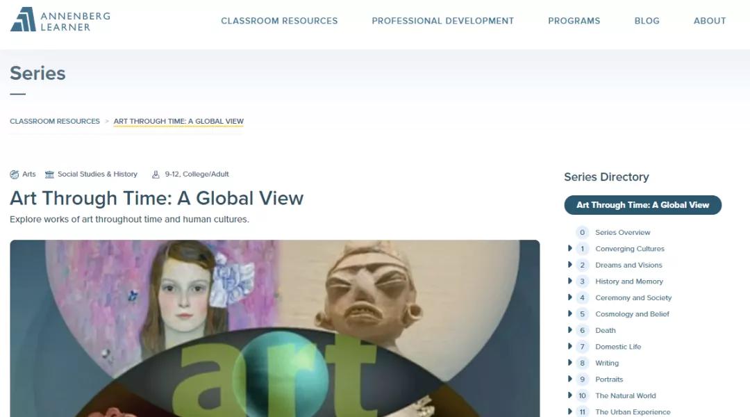 干货分享丨AP艺术史线上学习资源网站