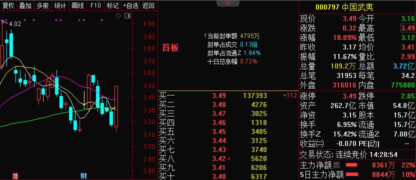 “认房不认贷”刺激下，房地产板块逆势拉升，中国武夷涨停！
