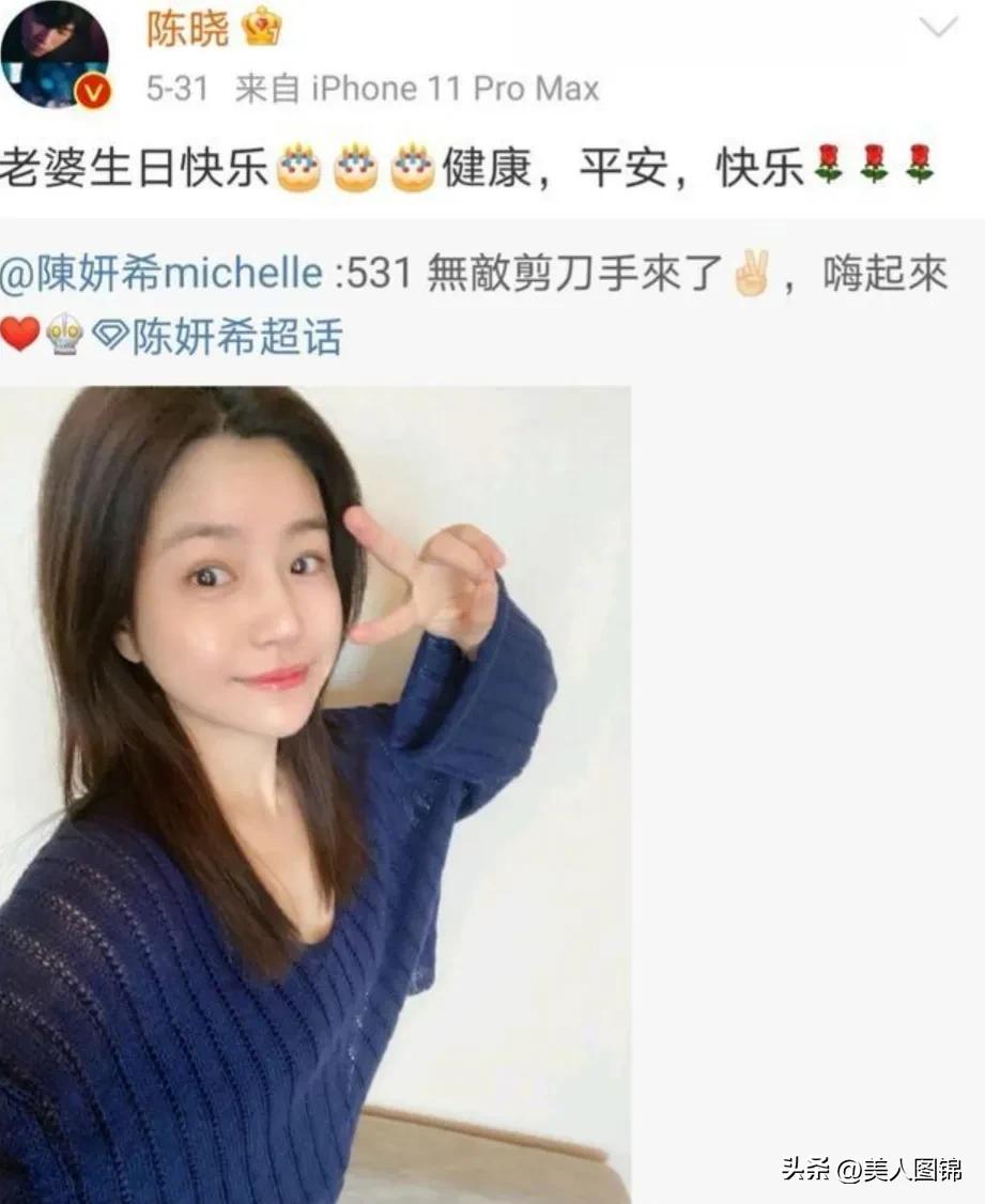 台湾女神级女星陈妍希,校园女神陈妍希