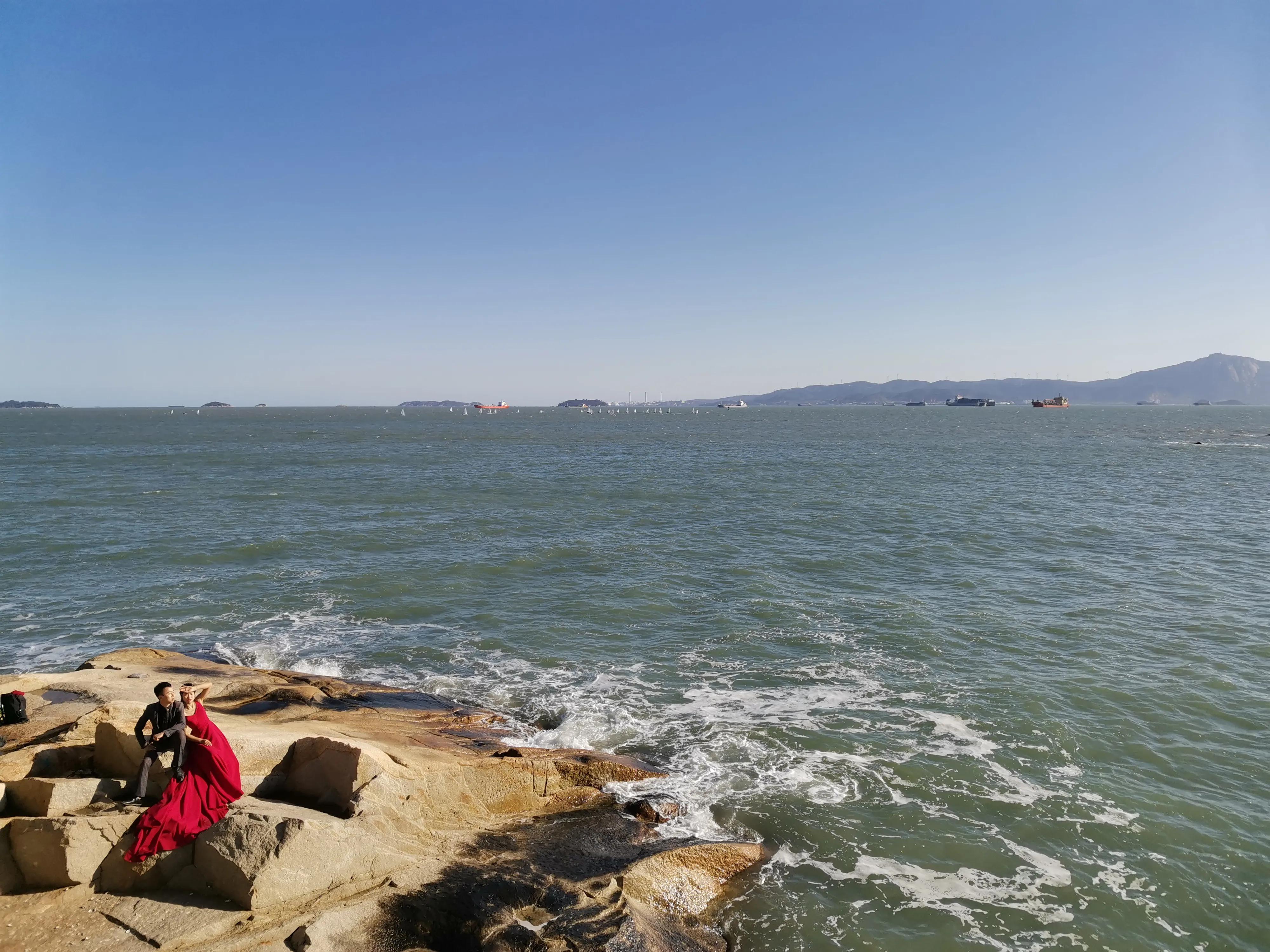 厦门的蓝天白云大海,厦门的海厦门的天空