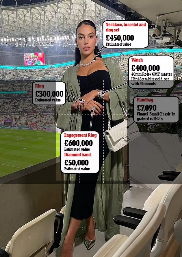 c罗携女友出席活动穿衣秀,c罗穿钻石裙现身戛纳