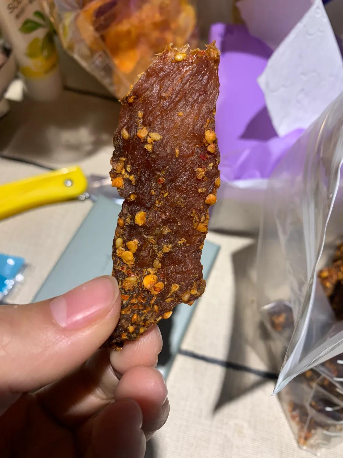 空气炸锅版炸猪肉干,用空气炸锅做干猪肉的做法