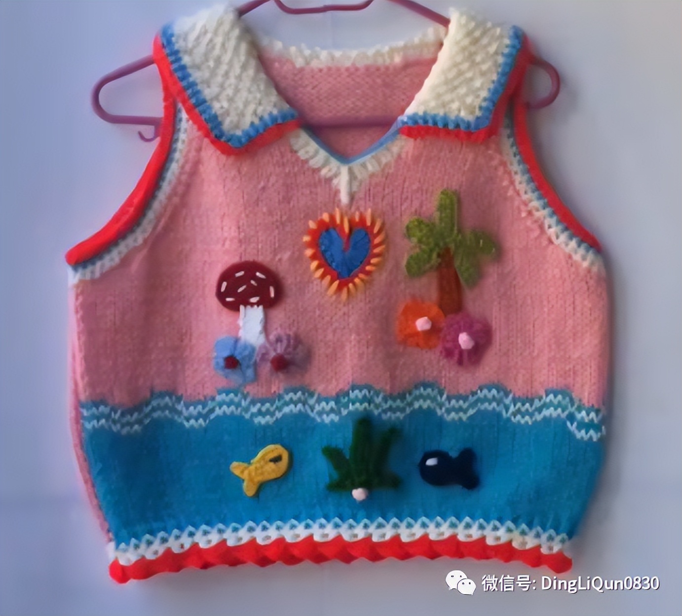 最新款女童开衫毛衣编织图片,针织洋气儿童毛衣