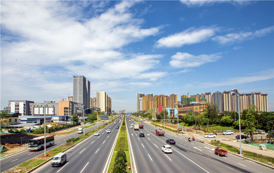 成都龙泉西河汽贸项目,龙泉西河汽贸服务区