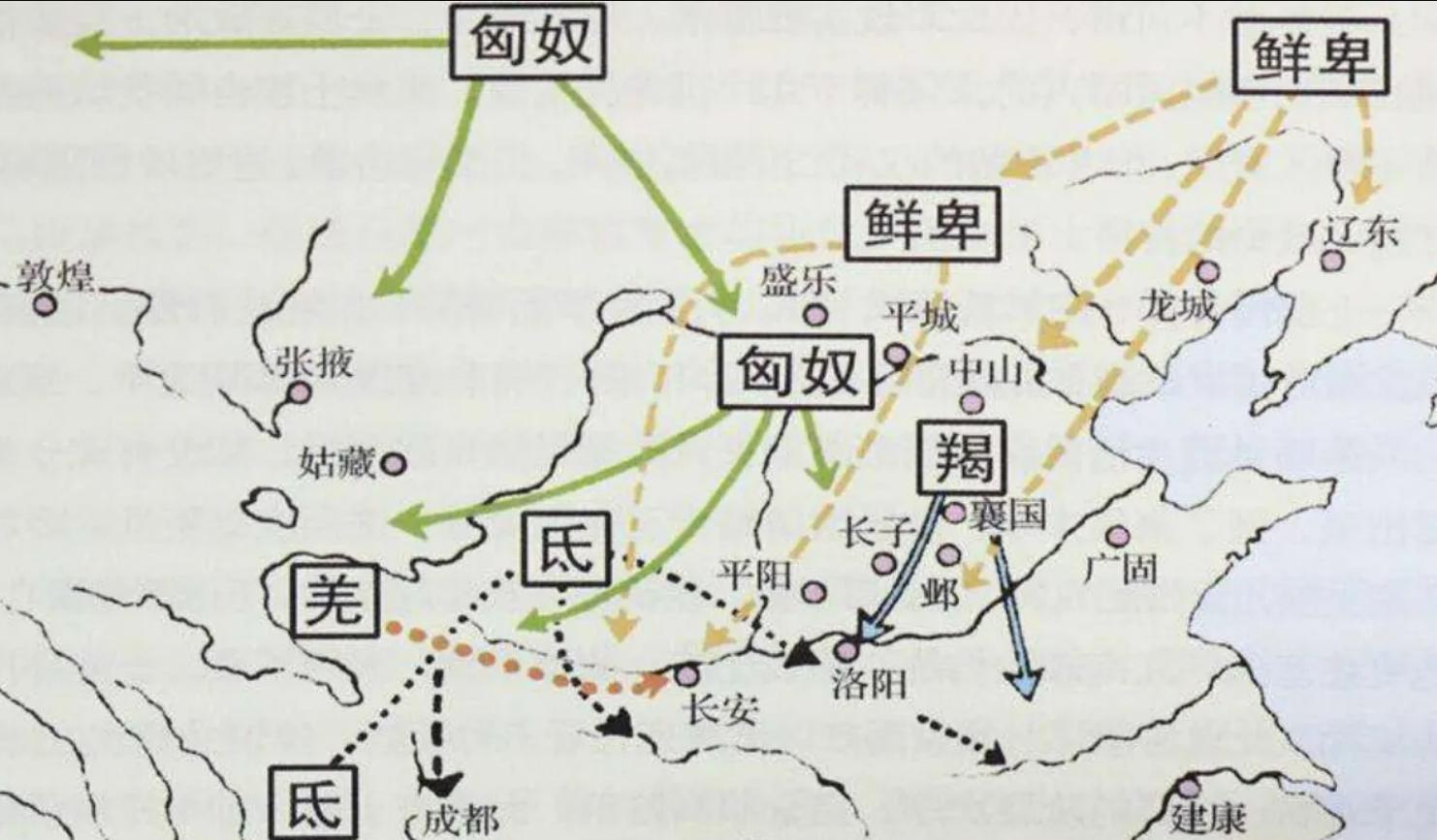 魏晋南北朝时期政权,魏晋南北朝前秦