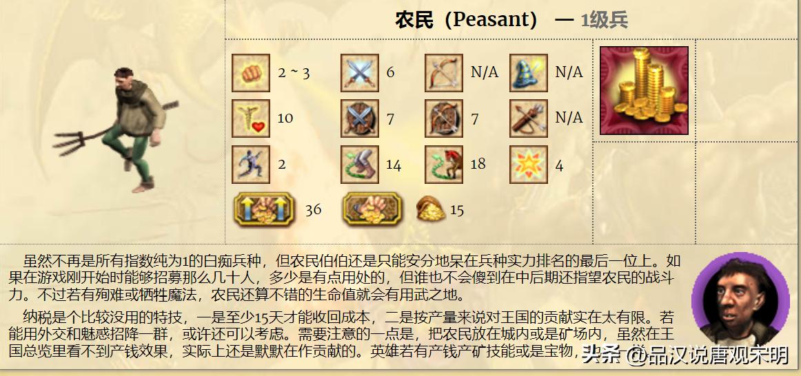 英雄无敌4兵种分析,英雄无敌4兵种图鉴大全