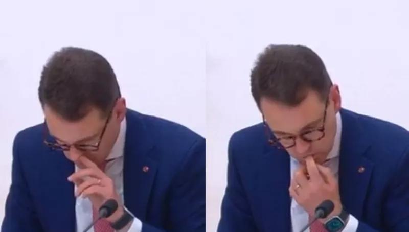 澳议员会议上抠鼻屎，还塞嘴里，视频疯传！疑似新型核酸检测？