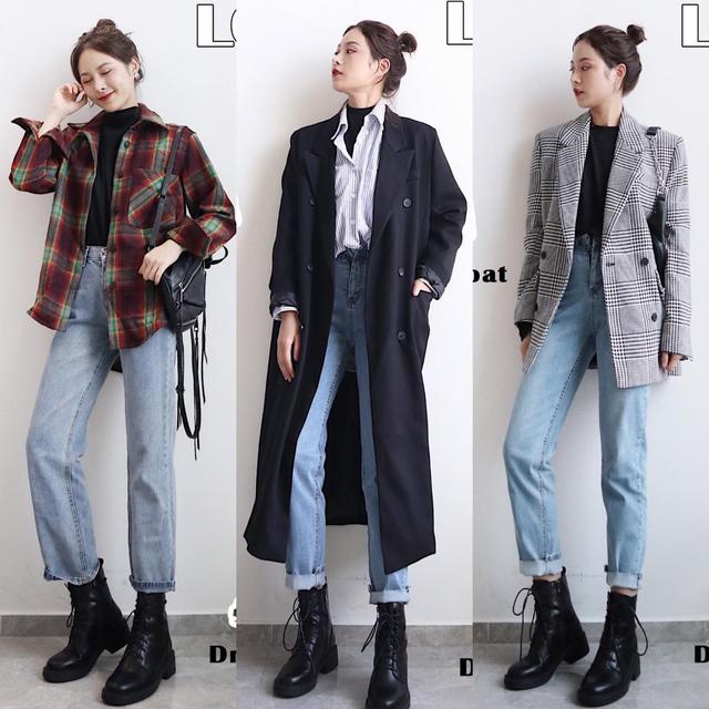 一件牛仔裤随意怎么搭配都好看,宽松牛仔裤的正确穿搭方法