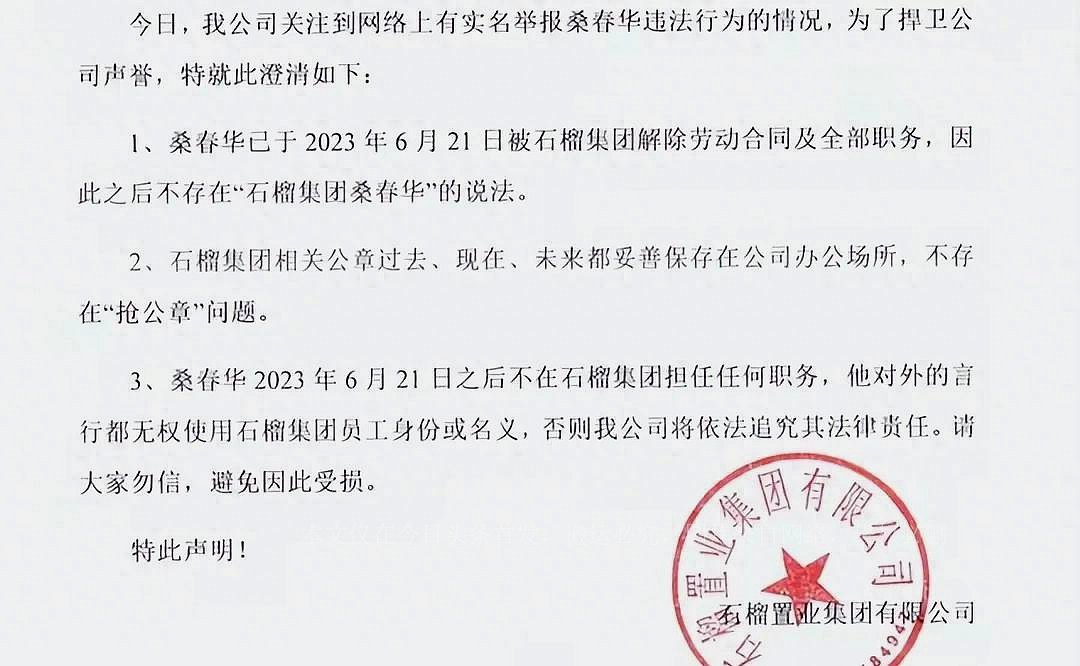 石榴集团刘夏事件,刘夏实名举报事件的后果